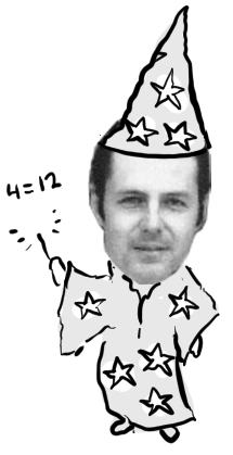 chuck moore as an adorable wizard