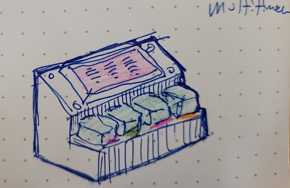 drawing from my pocket notebook